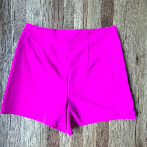 NWT Express Skort Hot Pink Fuschia Women’s Sz M Party Glam Streetwear Barbiecore - Picture 10 of 11